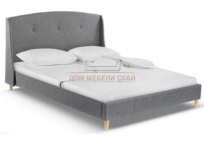 Кровать двуспальная Morena 160х200, grey