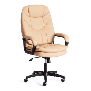 Кресло офисное Комфорт Comfort LT, бежевая экокожа 36-34