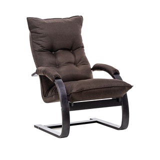 Кресло-трансформер Leset Монако, жаккард коричневый Malmo 28/венге текстура