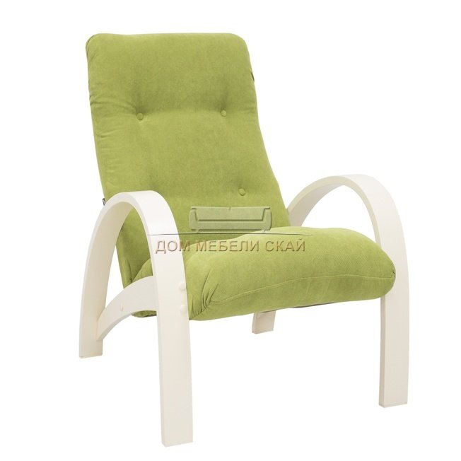 Кресло для отдыха Модель S7, дуб шампань/verona apple green