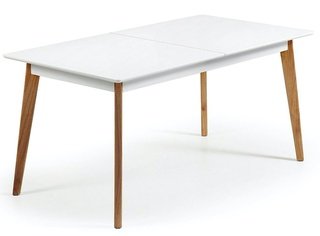 Стол обеденный раздвижной Meety 160(200)x90, белый