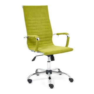 Кресло офисное Urban, флок зеленого цвета олива