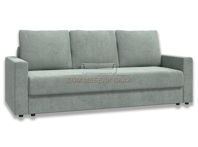 Диван-кровать Лира с боковинами БНП 1400, светло-серый велюр