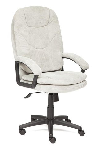 Кресло офисное Комфорт Comfort LT, серый велюр