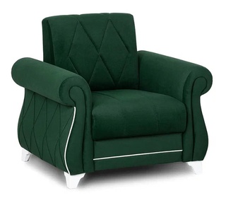 Кресло для отдыха Роуз, зеленое ТК 411