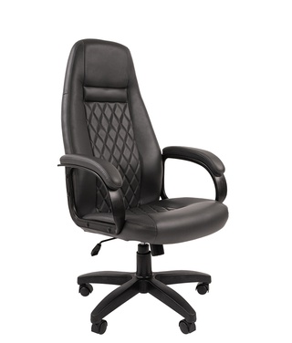 Офисное кресло Chairman 950 LT экопремиум, черная экокожа