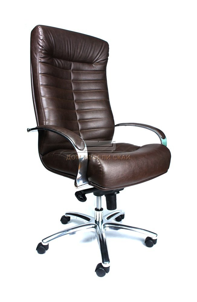 Кресло офисное Orion AL M, экокожа коричневая