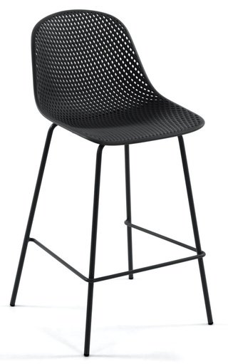 Полубарный стул Quinby, серого цвета