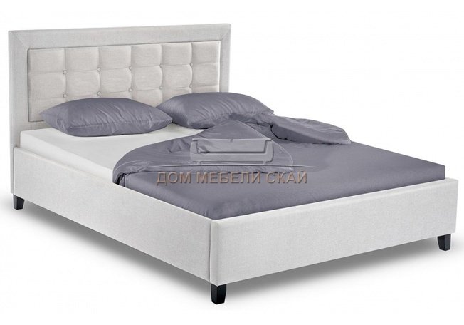 Кровать двуспальная Ameli 160х200, silver