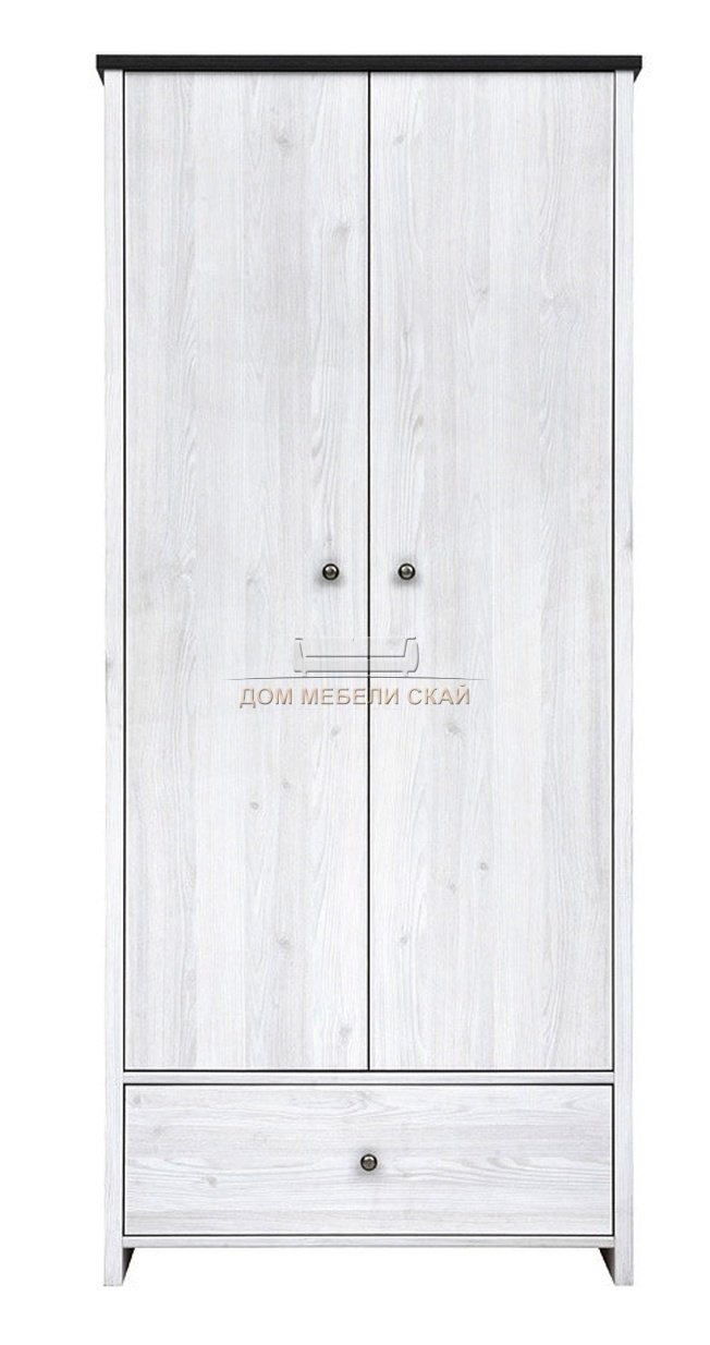 Шкаф 2-дверный для одежды Порто SZF2D1S