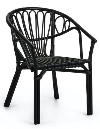 Стул-кресло CORYNN, CC0699FN01 черного цвета