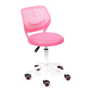 Кресло офисное FUN, розовая сетка