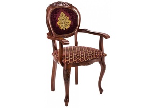 Кресло Adriano 2, жаккард бордового цвета
