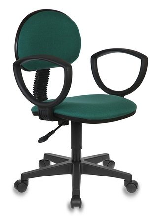 Кресло офисное CH-213AXN, зеленая ткань