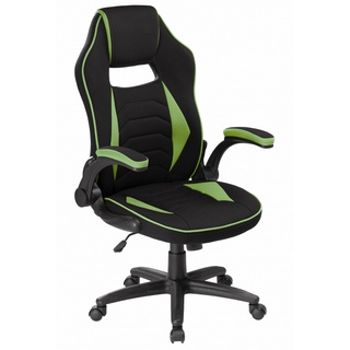 Компьютерное кресло Plast 1, черно-зеленое