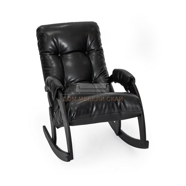 Кресло-качалка Модель 67, венге/vegas lite black