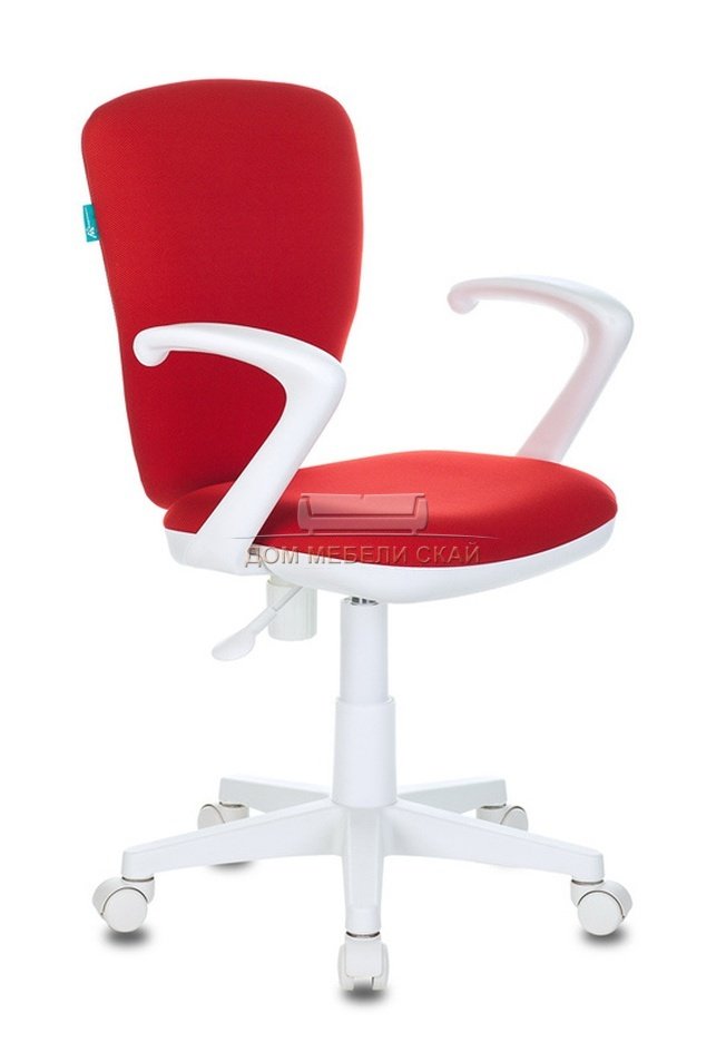 Кресло детское KD-W10AXSN, красная ткань