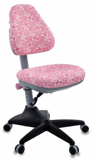 Кресло детское KD-2, розовая ткань