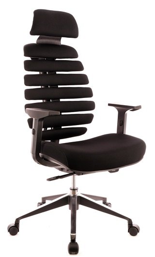 Кресло офисное Ergo Black, ткань черная