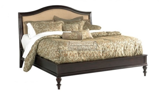 Кровать двуспальная 180x200 Leysa, коричневый