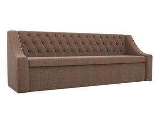 Кухонный диван со спальным местом Мерлин, коричневый/рогожка